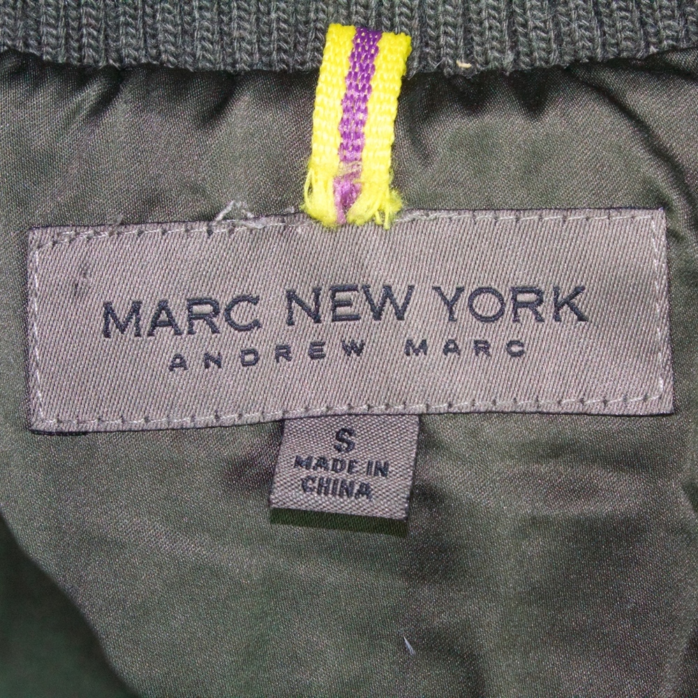 MARC NEW YORK Green Puffer Down Jacket Size S - Picture 3 of 8